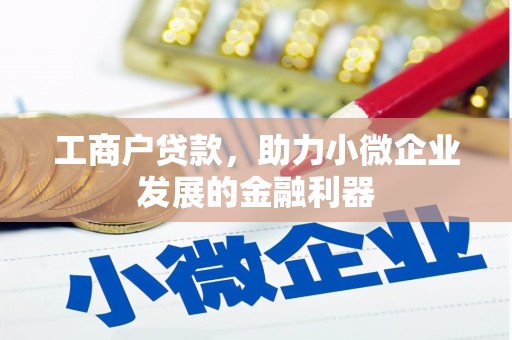 板桥工商户贷款，助力小微企业发展的金融利器