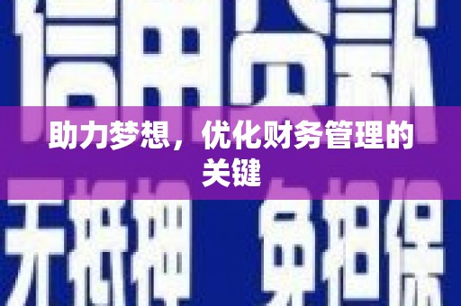 板桥助力梦想，优化财务管理的关键