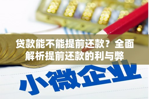 板桥贷款能不能提前还款？全面解析提前还款的利与弊