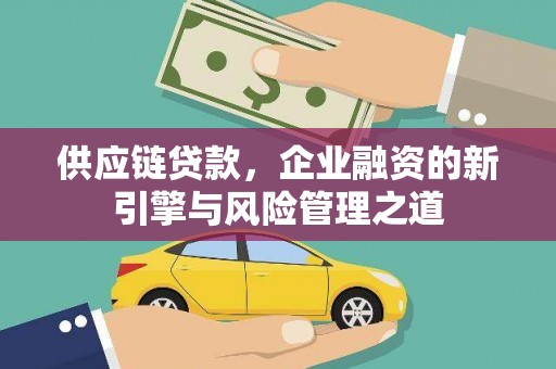 板桥供应链贷款，企业融资的新引擎与风险管理之道
