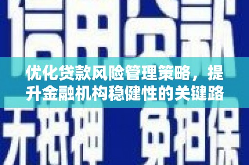 板桥优化贷款风险管理策略，提升金融机构稳健性的关键路径