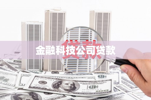 板桥金融科技公司贷款