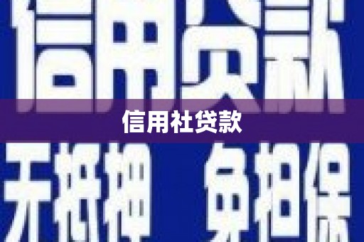 板桥信用社贷款