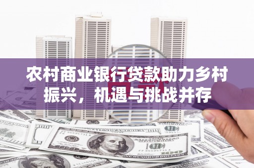 板桥农村商业银行贷款助力乡村振兴，机遇与挑战并存
