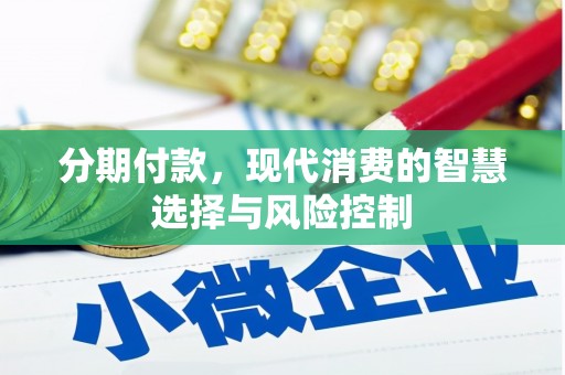 板桥分期付款，现代消费的智慧选择与风险控制