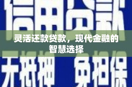 板桥灵活还款贷款，现代金融的智慧选择