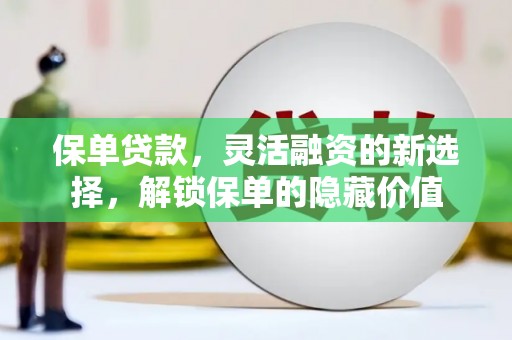 板桥保单贷款，灵活融资的新选择，解锁保单的隐藏价值