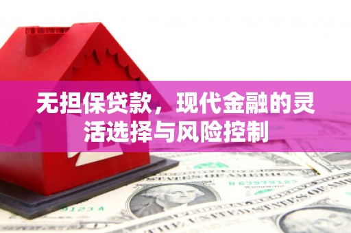 板桥无担保贷款，现代金融的灵活选择与风险控制