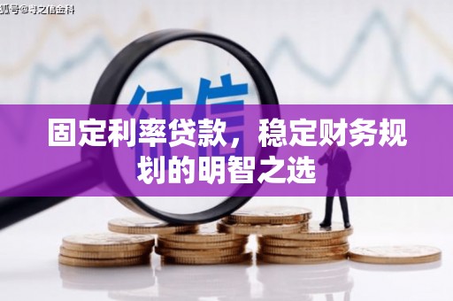 板桥固定利率贷款，稳定财务规划的明智之选