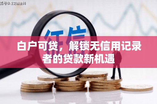 板桥白户可贷，解锁无信用记录者的贷款新机遇