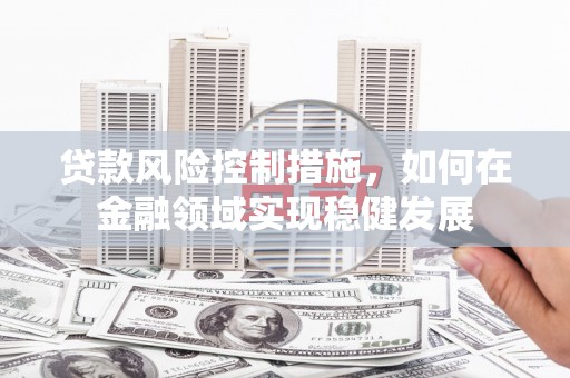 板桥贷款风险控制措施，如何在金融领域实现稳健发展