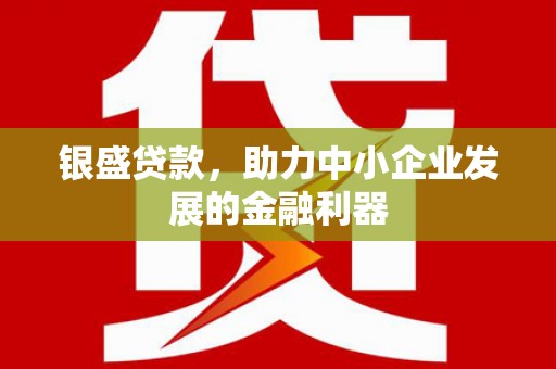 板桥银盛贷款，助力中小企业发展的金融利器