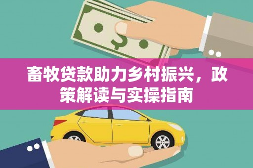 板桥畜牧贷款助力乡村振兴，政策解读与实操指南