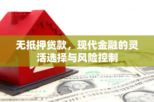 板桥无抵押贷款，现代金融的灵活选择与风险控制