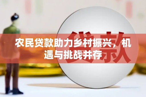 板桥农民贷款助力乡村振兴，机遇与挑战并存