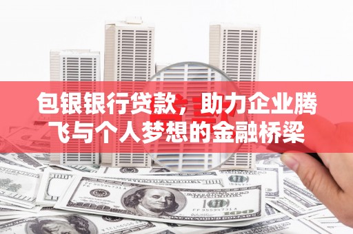 板桥包银银行贷款，助力企业腾飞与个人梦想的金融桥梁