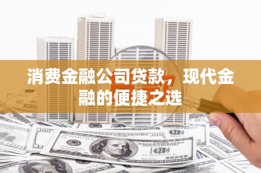 板桥消费金融公司贷款，现代金融的便捷之选