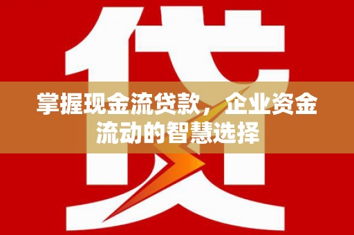 板桥掌握现金流贷款，企业资金流动的智慧选择