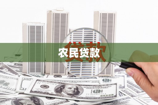 板桥农民贷款