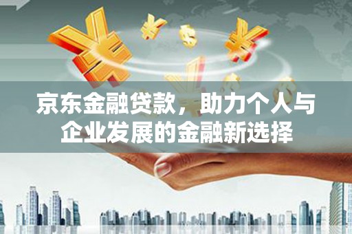 板桥京东金融贷款，助力个人与企业发展的金融新选择