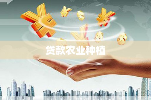 板桥贷款农业种植