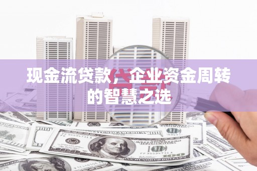 板桥现金流贷款，企业资金周转的智慧之选