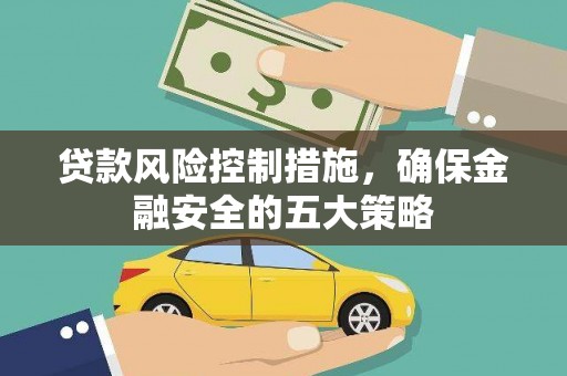 板桥贷款风险控制措施，确保金融安全的五大策略