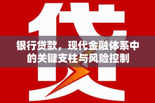 板桥银行贷款，现代金融体系中的关键支柱与风险控制