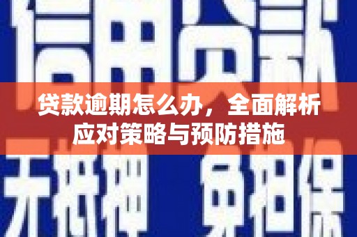 板桥贷款逾期怎么办，全面解析应对策略与预防措施