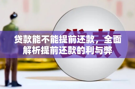 板桥贷款能不能提前还款，全面解析提前还款的利与弊