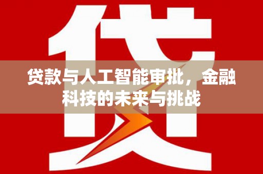 板桥贷款与人工智能审批，金融科技的未来与挑战