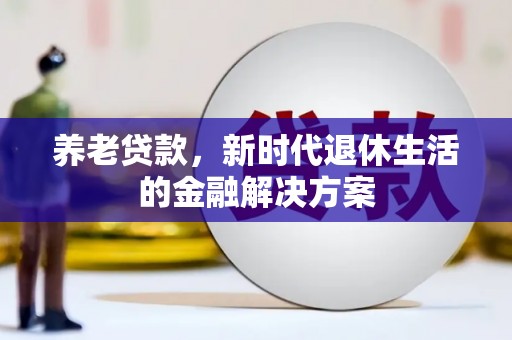 板桥养老贷款，新时代退休生活的金融解决方案