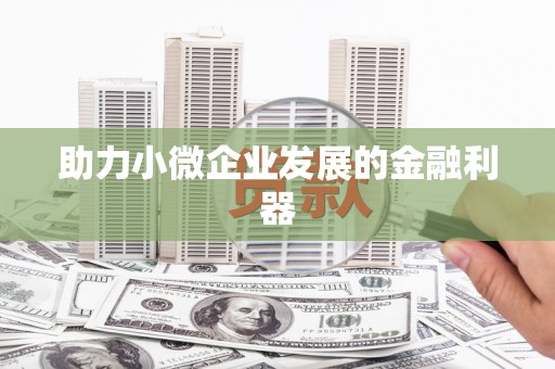 板桥助力小微企业发展的金融利器