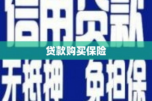 板桥贷款购买保险
