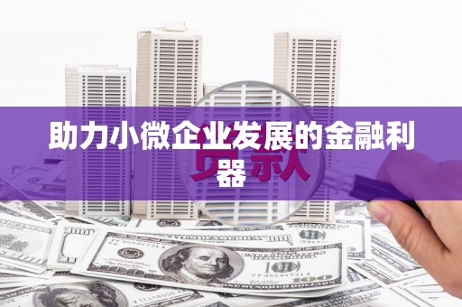板桥助力小微企业发展的金融利器
