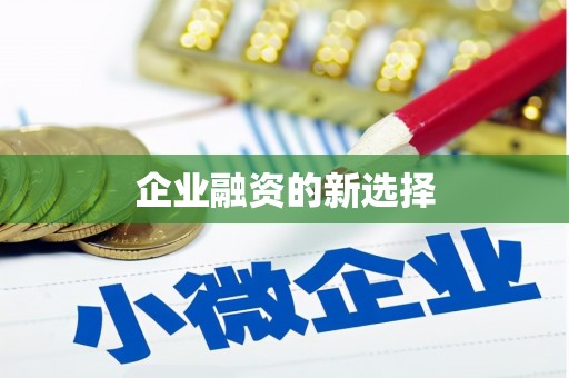 板桥企业融资的新选择