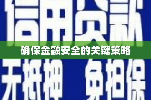 板桥确保金融安全的关键策略