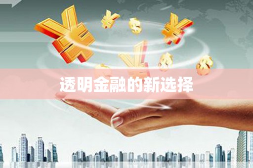 板桥透明金融的新选择