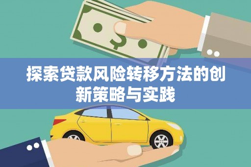 板桥探索贷款风险转移方法的创新策略与实践